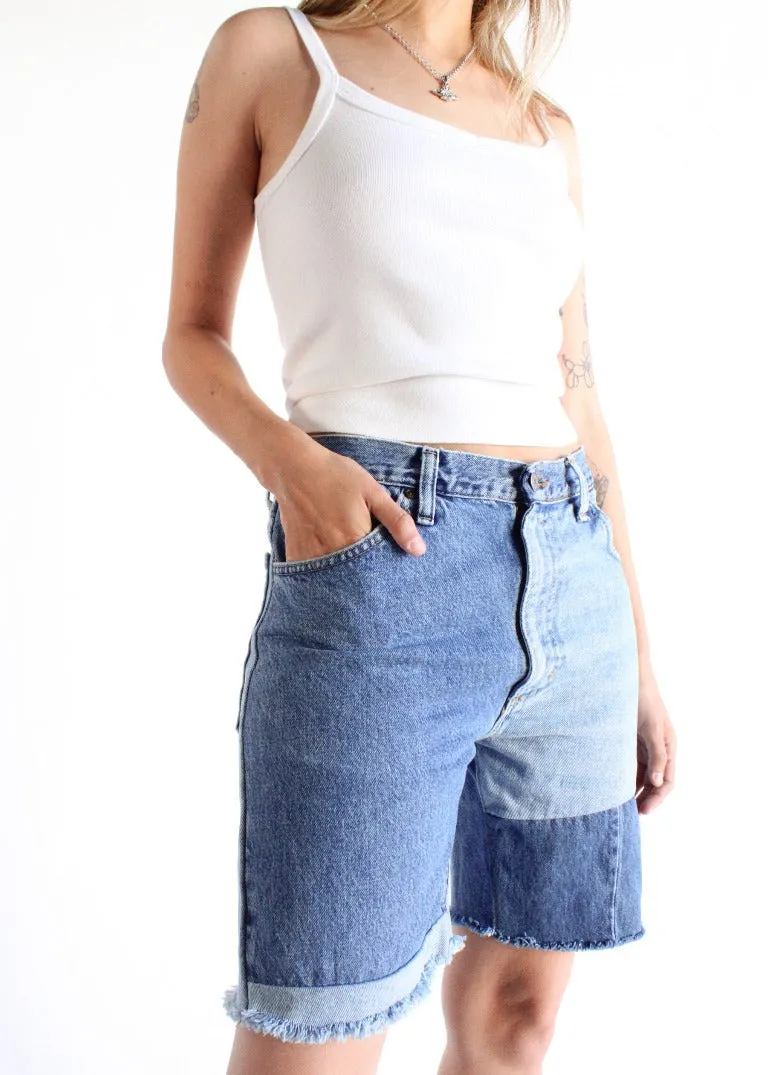 RCYCLD Two Tone Denim Short