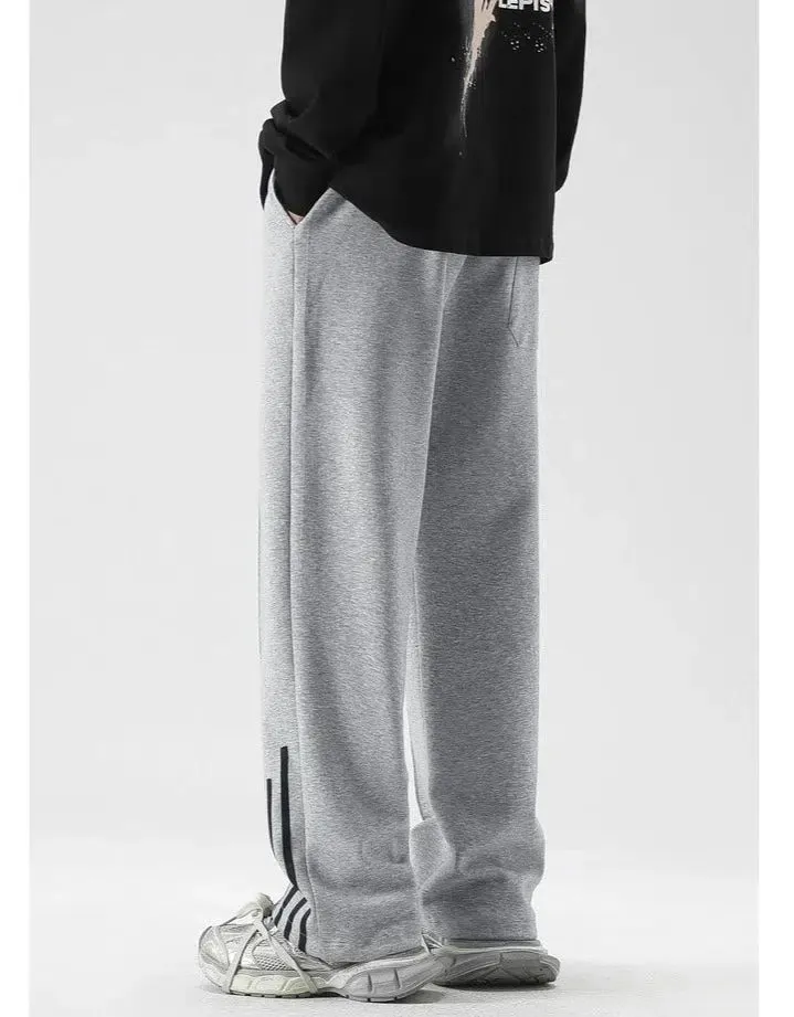 Retro Ribbon Drawstring Jogging Pants
