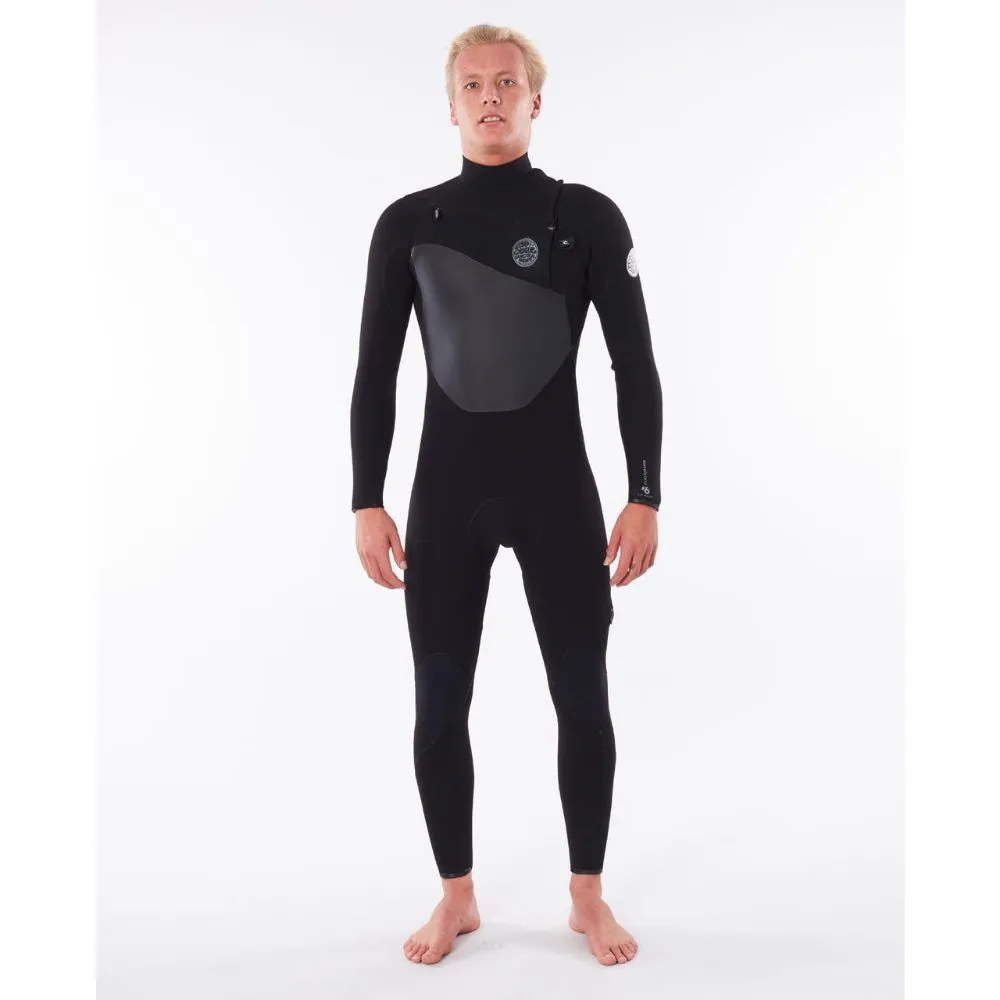 RIP CURL FLASHBOMB 4/3 CHEST ZIP BLACK