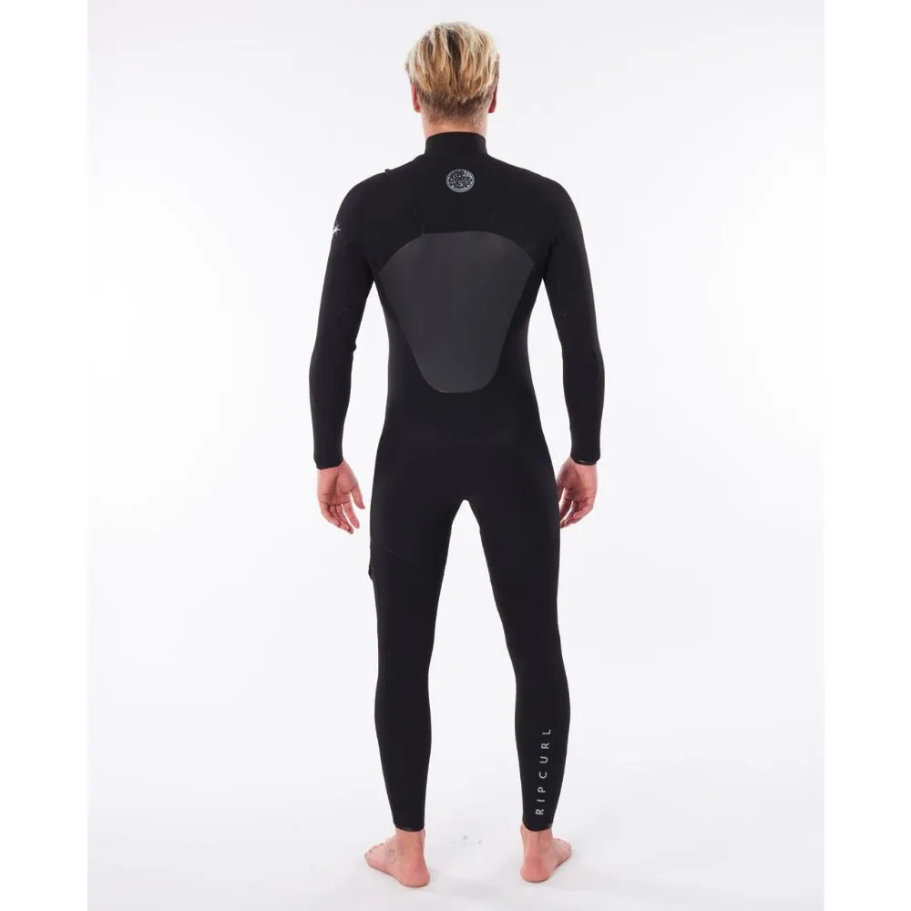RIP CURL FLASHBOMB 4/3 CHEST ZIP BLACK