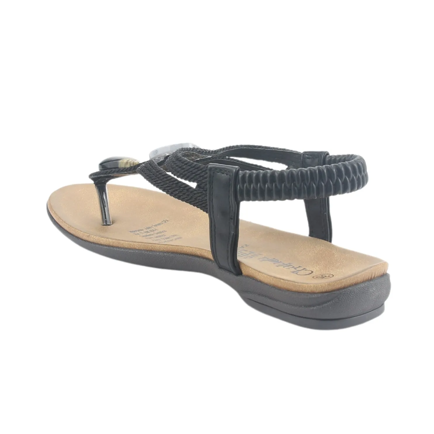 Sandalia Chalada Mujer Anatomic78 Negro Casual