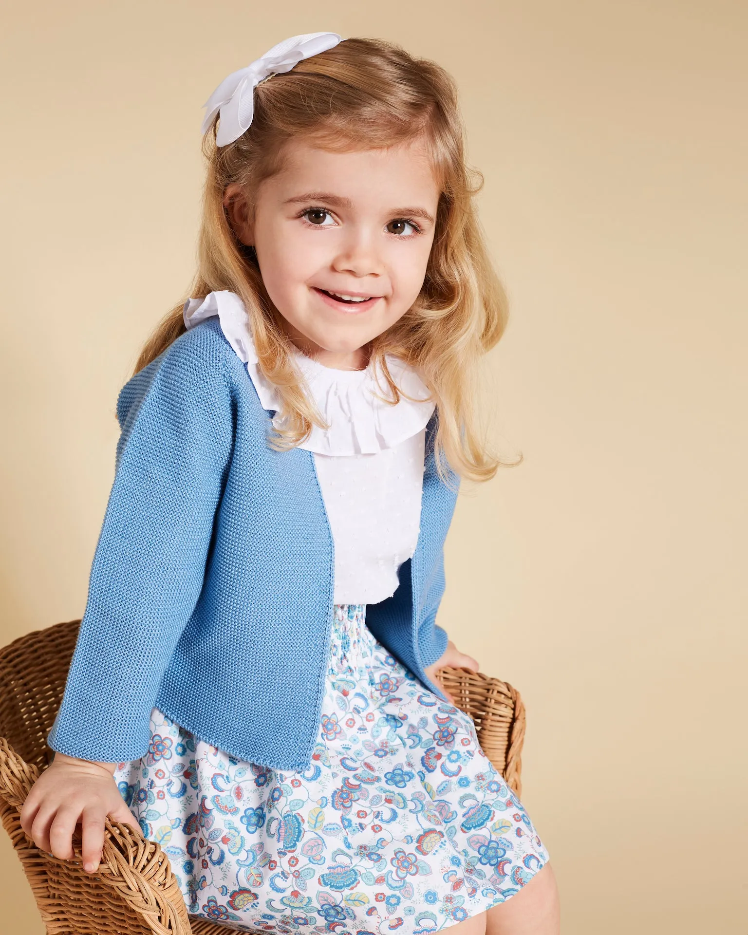 SEA BLUE PALMA CARDIGAN