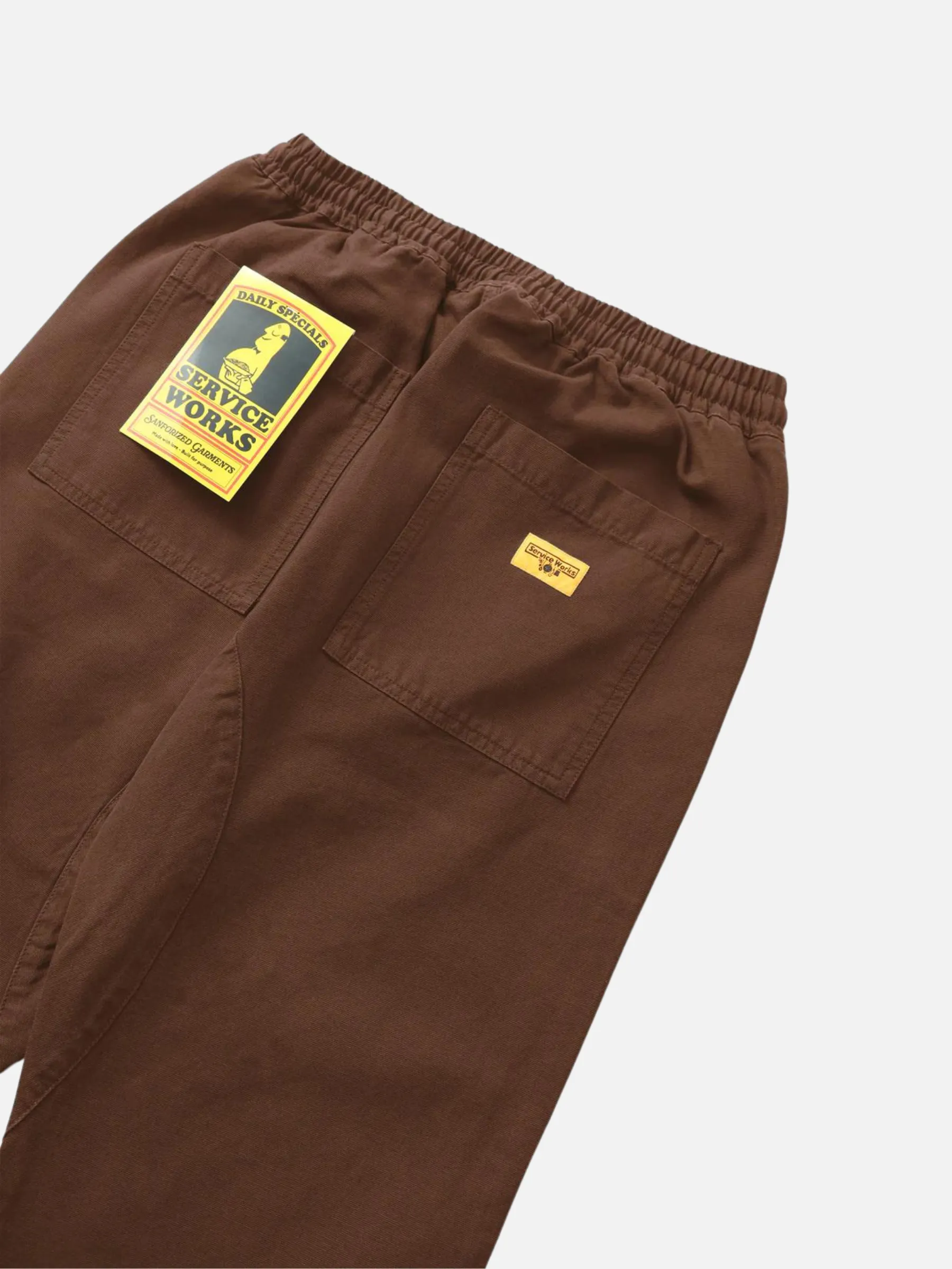 Service Works Canvas Chef Pant - Brown