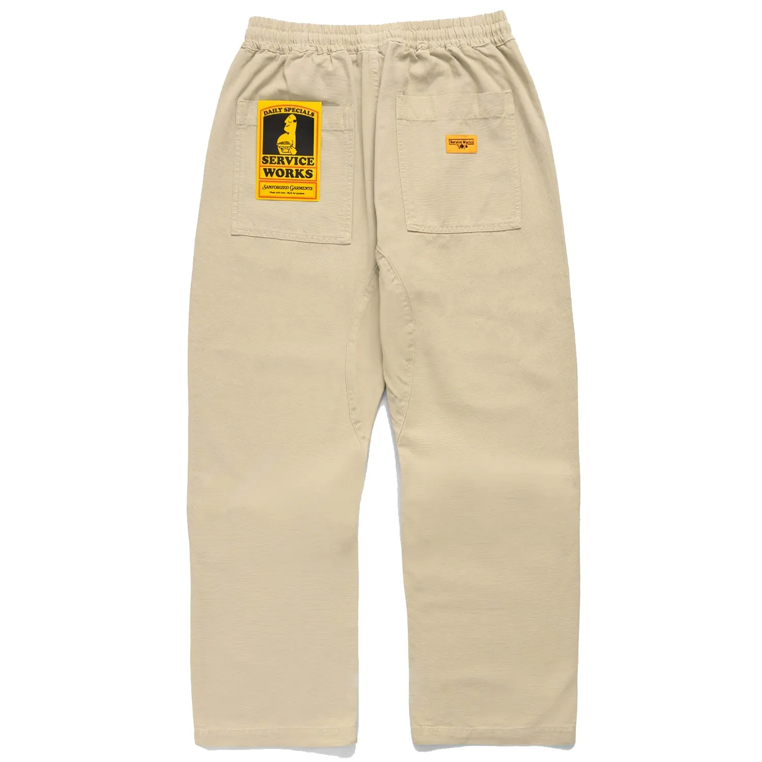 Service Works Classic Chef Pants Pale Khaki