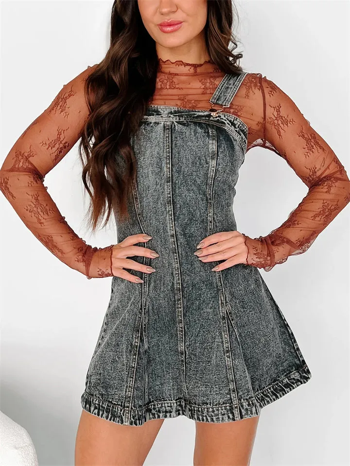 Sexy Hot Mini Denim Dress for Women
