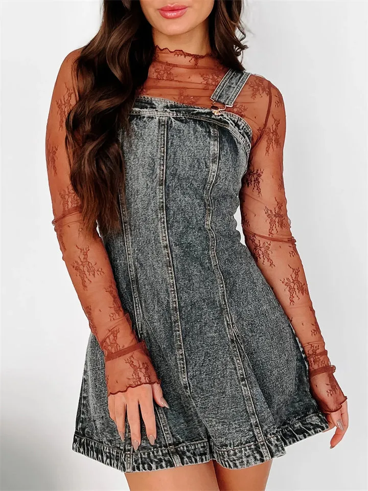Sexy Hot Mini Denim Dress for Women