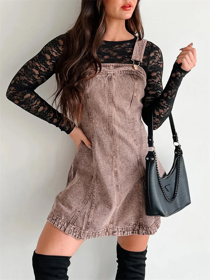 Sexy Hot Mini Denim Dress for Women
