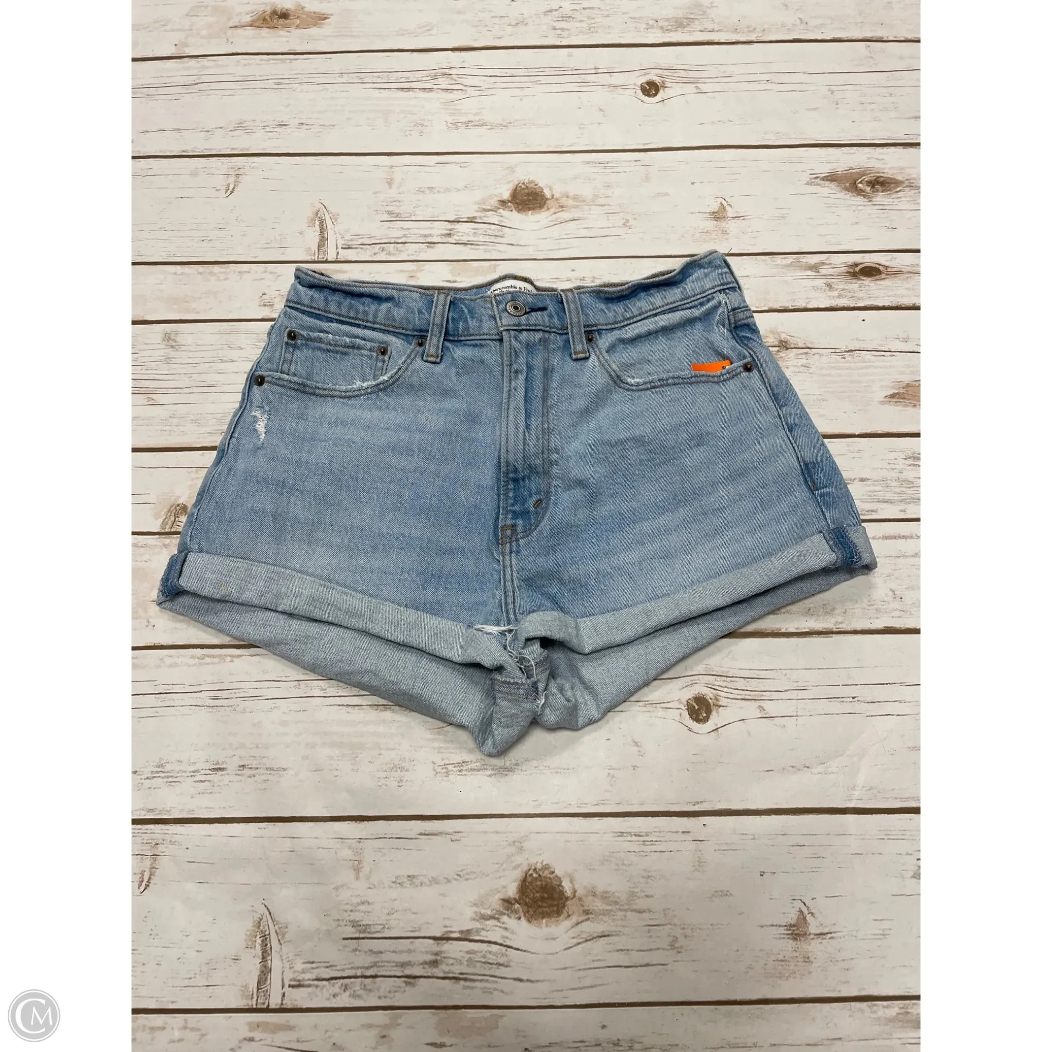 Shorts By Abercrombie And Fitch In Blue Denim, Size: 6