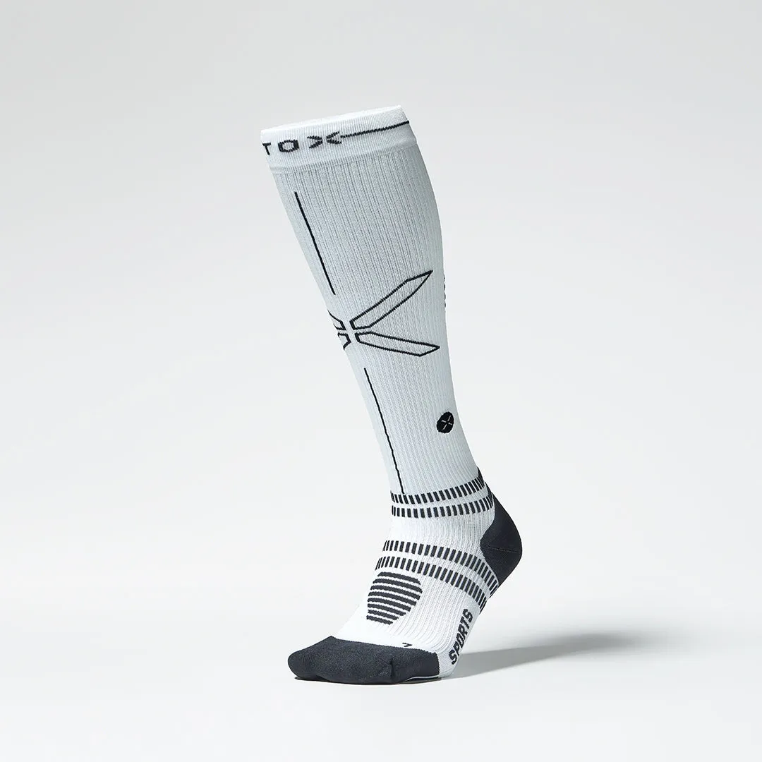 Sports Socks Women 2024 | White / Black