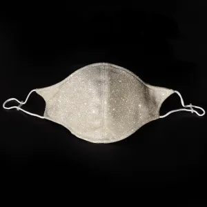 Star Date Metallic Mask - Silver