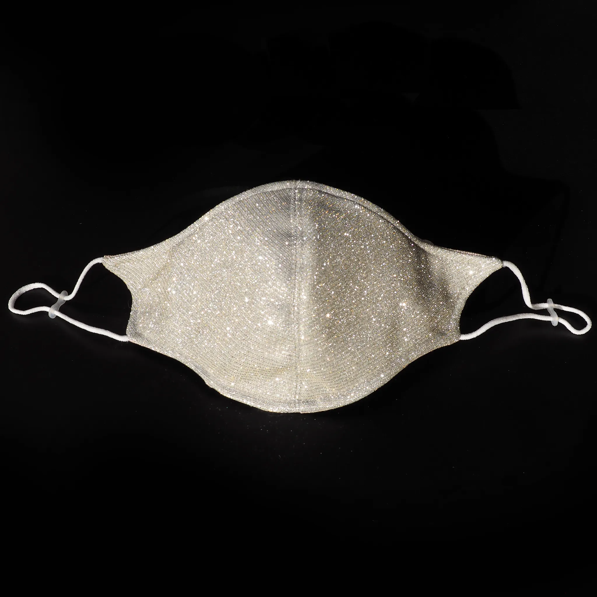 Star Date Metallic Mask - Silver