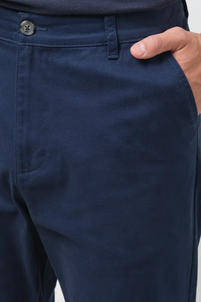 Straight Leg Chino Pants Navy