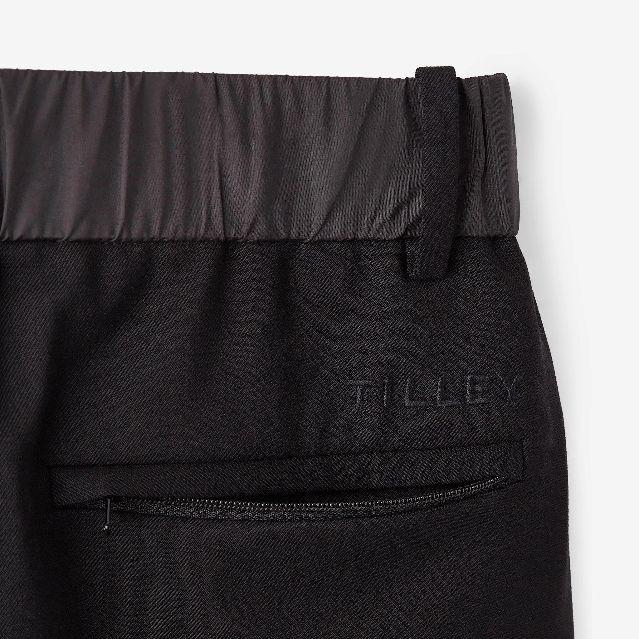 Straight Leg Wool Tech Trouser