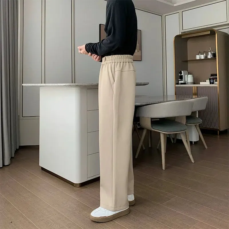 Straight Thickened Casual Pants