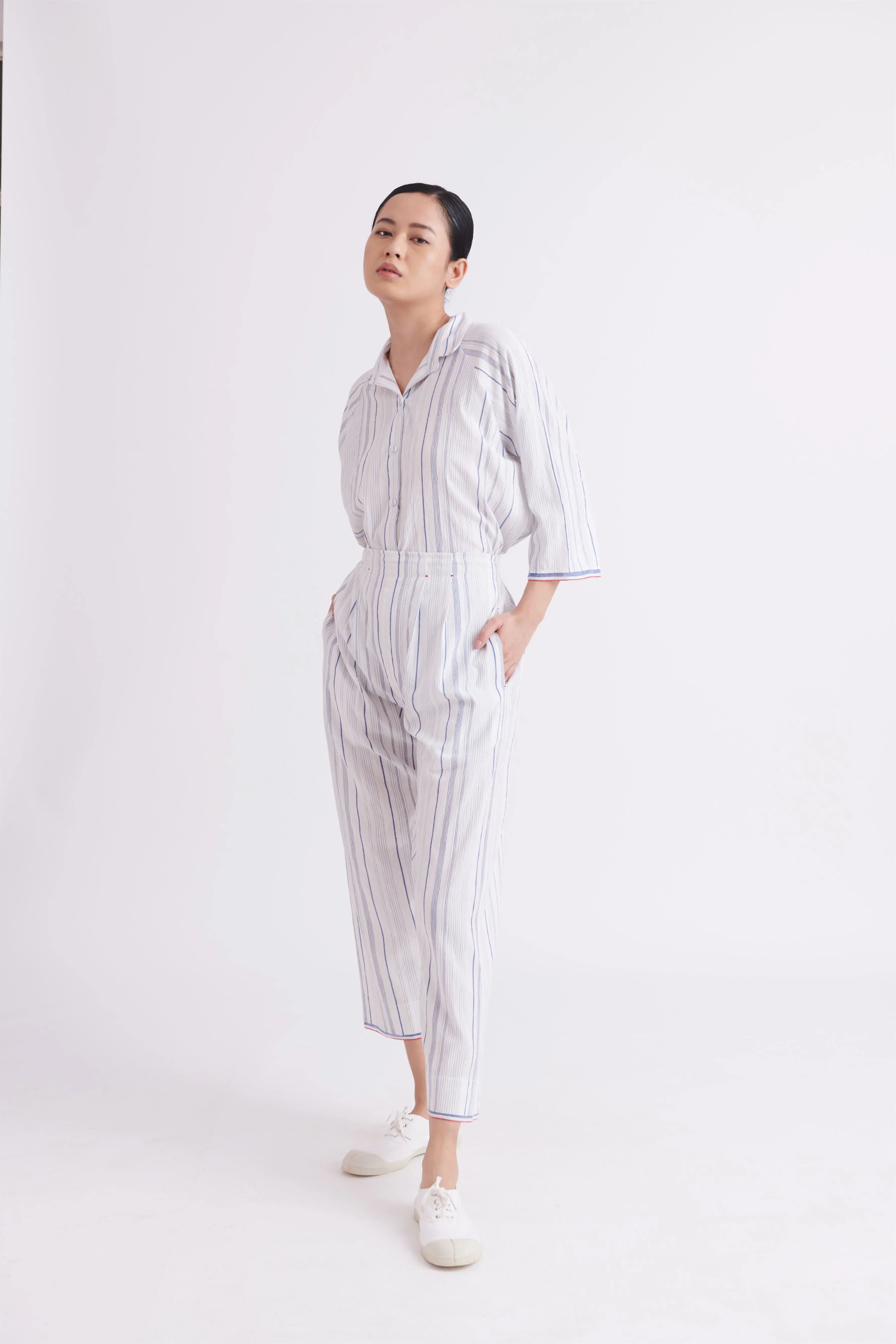summer shirt linen stripe blue-SS2025-12-fashion edit-the plavate