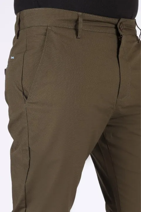 TEXTURED SLIM FIT CHINO PANTS