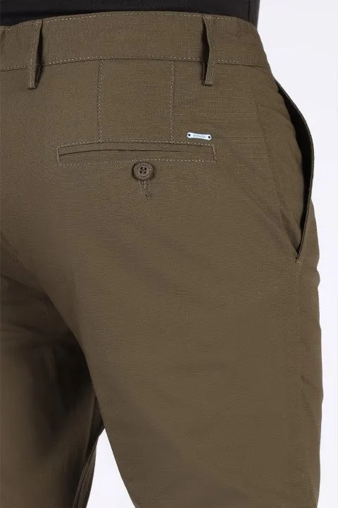TEXTURED SLIM FIT CHINO PANTS