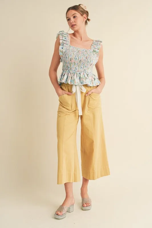 The Alana Floral Sleeveless Blouse