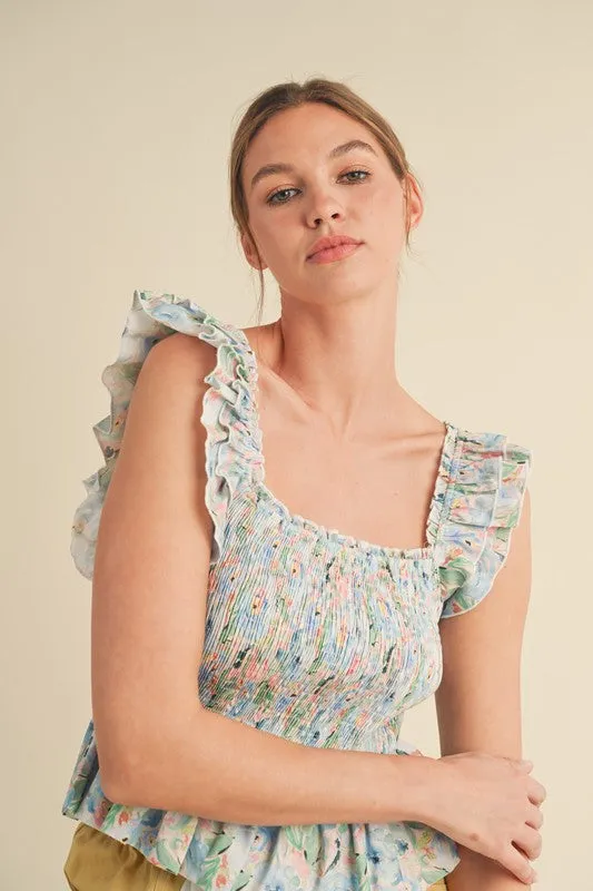The Alana Floral Sleeveless Blouse