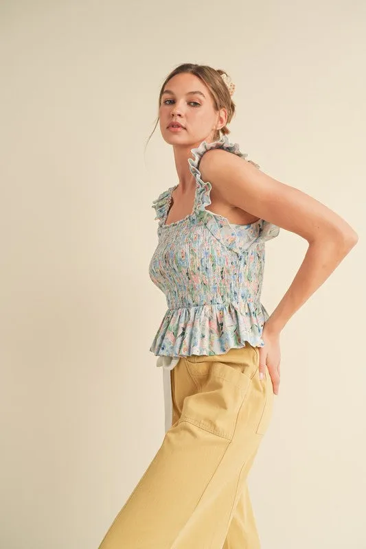 The Alana Floral Sleeveless Blouse