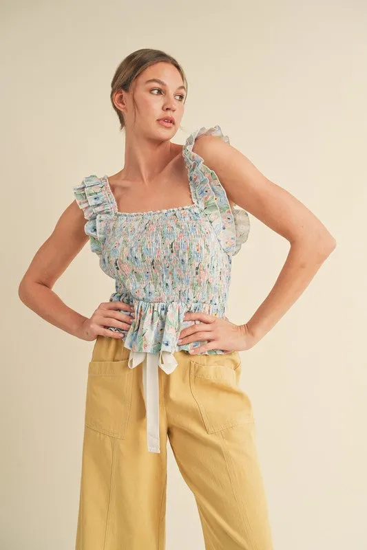 The Alana Floral Sleeveless Blouse