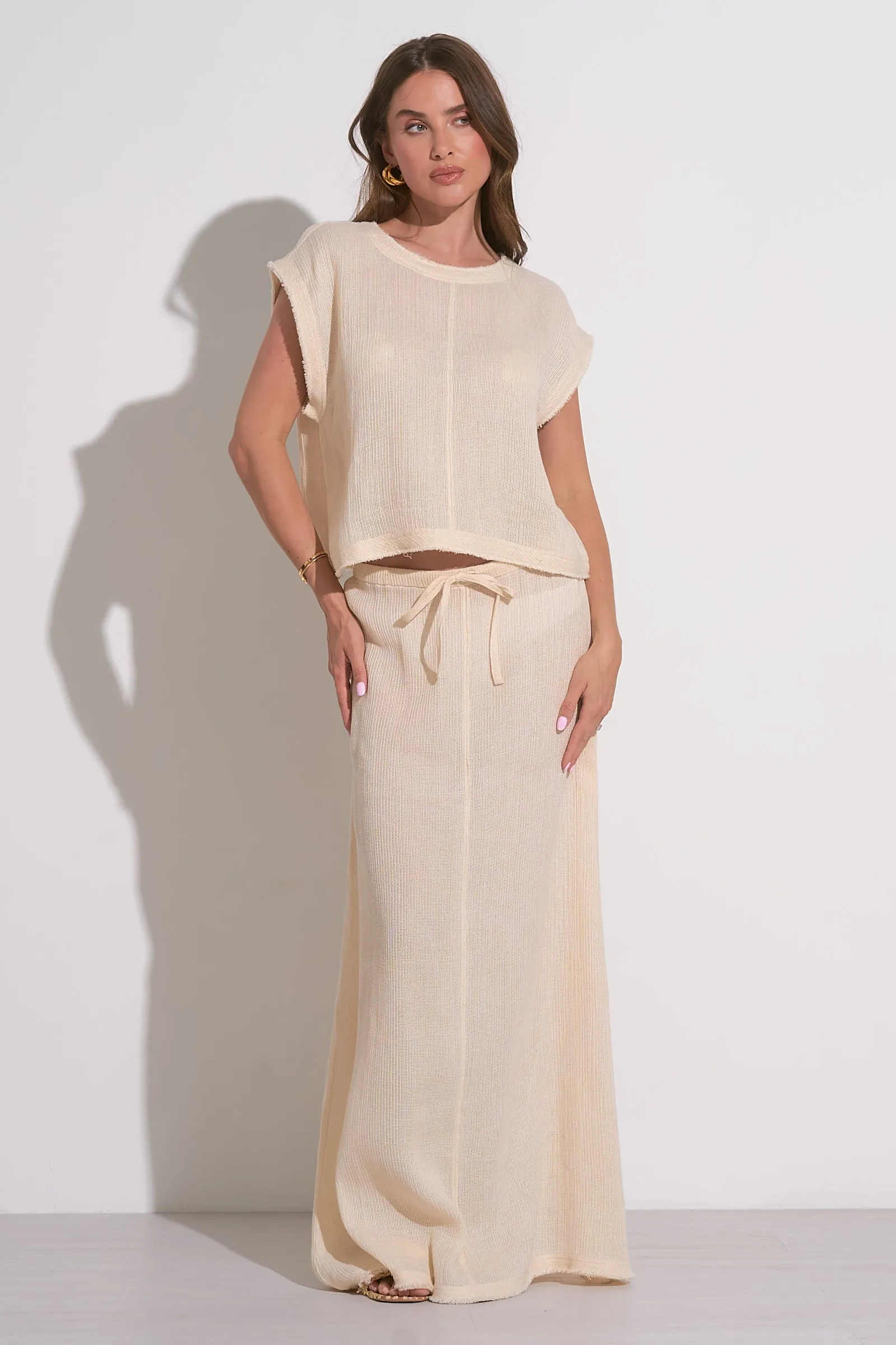 The Jaden Cap Sleeve Top