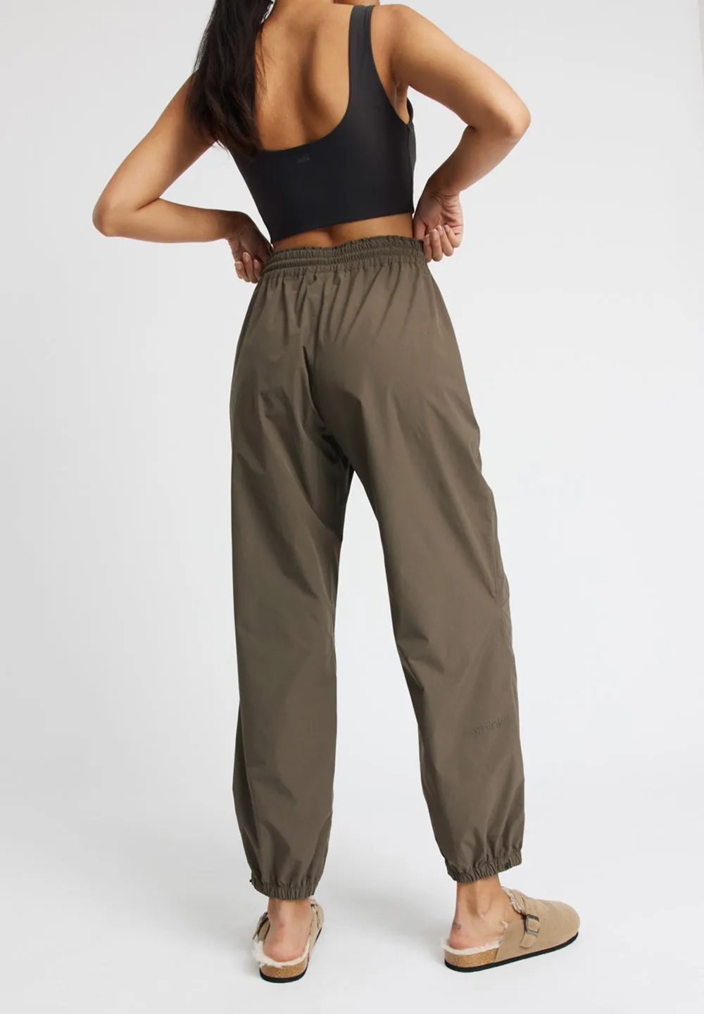 Track Loose Pants Palma - dark brown