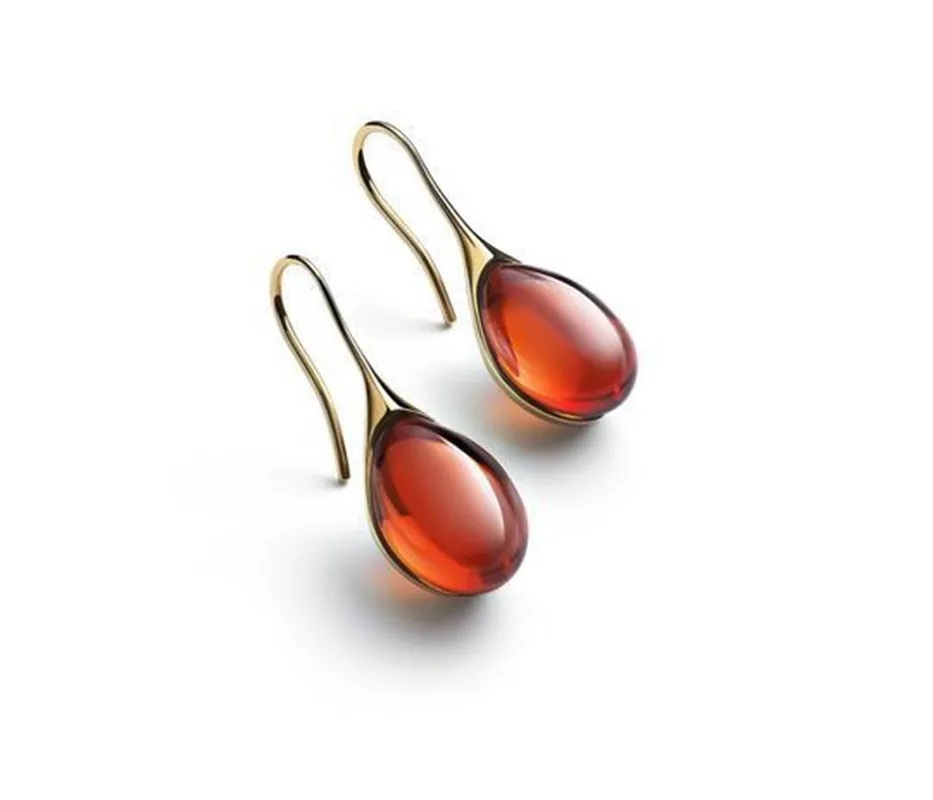 Trendy Finest Earrings with Natural Stone
