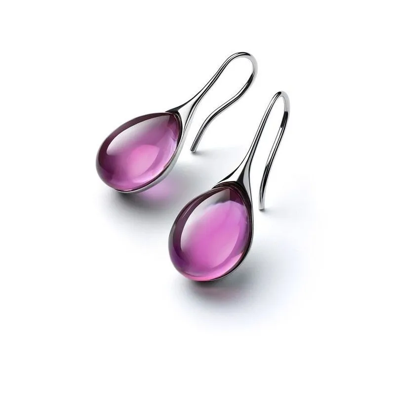 Trendy Finest Earrings with Natural Stone