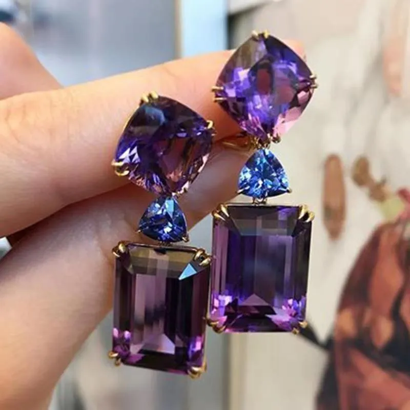 Trendy Finest Earrings with Natural Stone