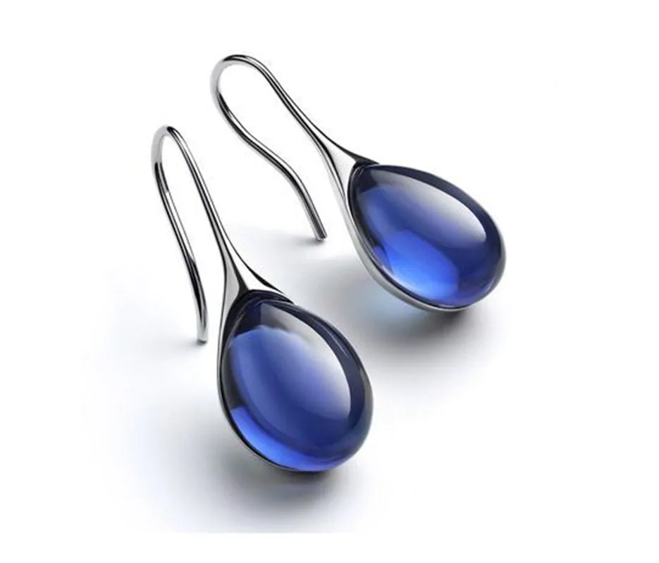 Trendy Finest Earrings with Natural Stone