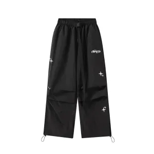 Trendy Solid Color Baggy Sweatpants
