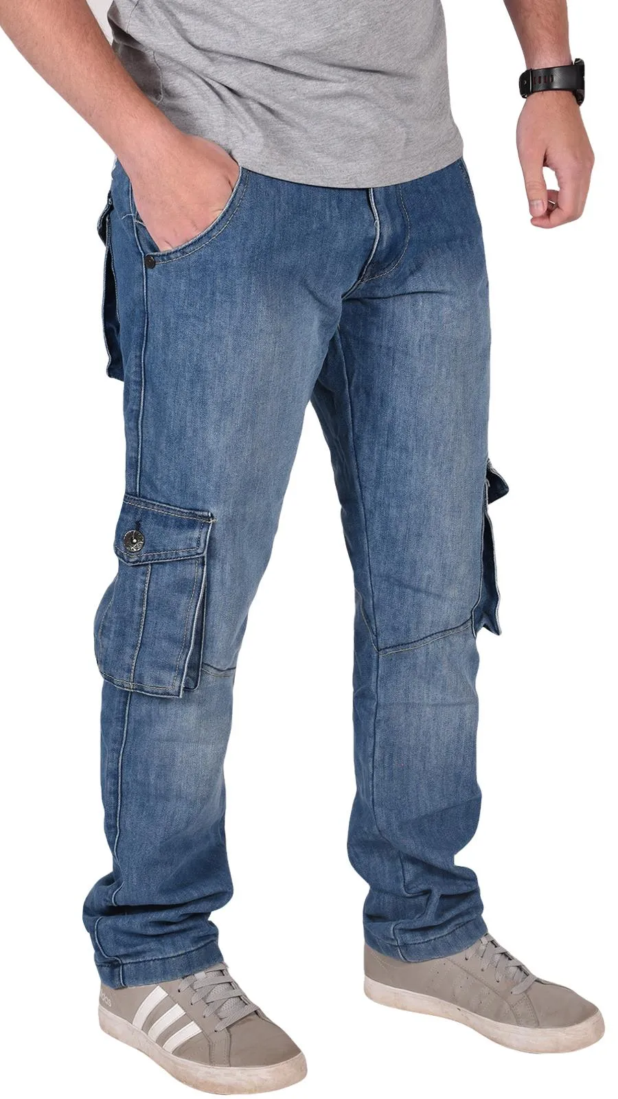 True Face Men Cargo Jeans