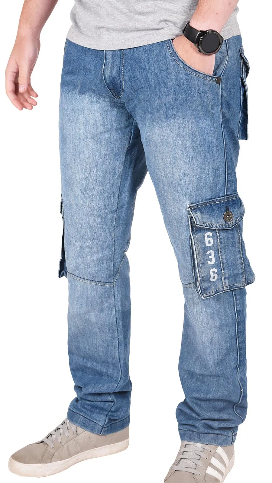 True Face Men Cargo Jeans