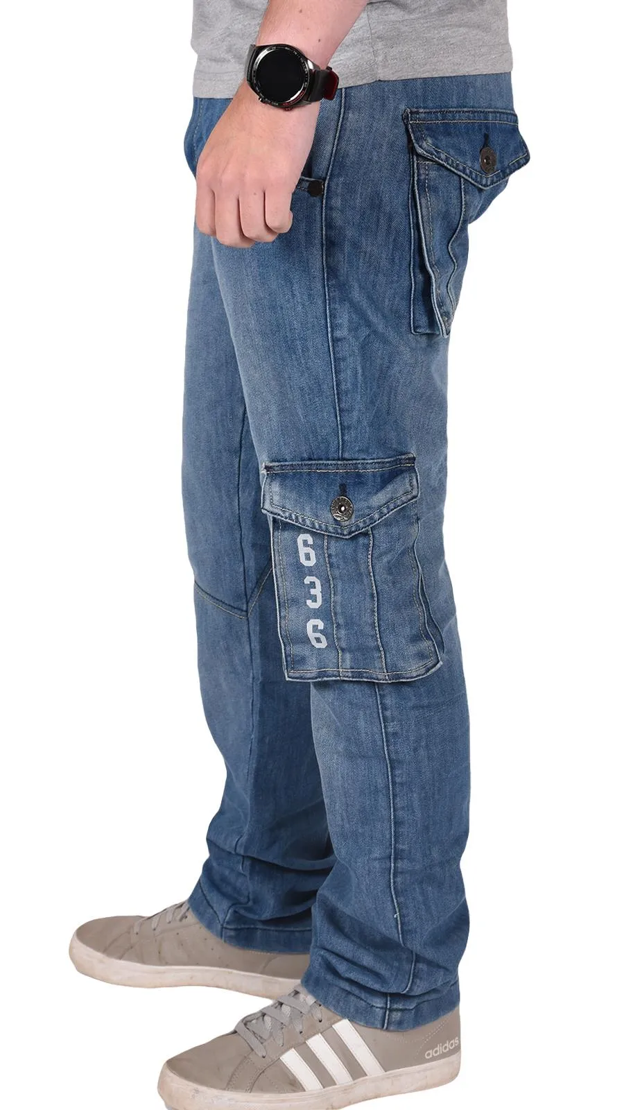 True Face Men Cargo Jeans