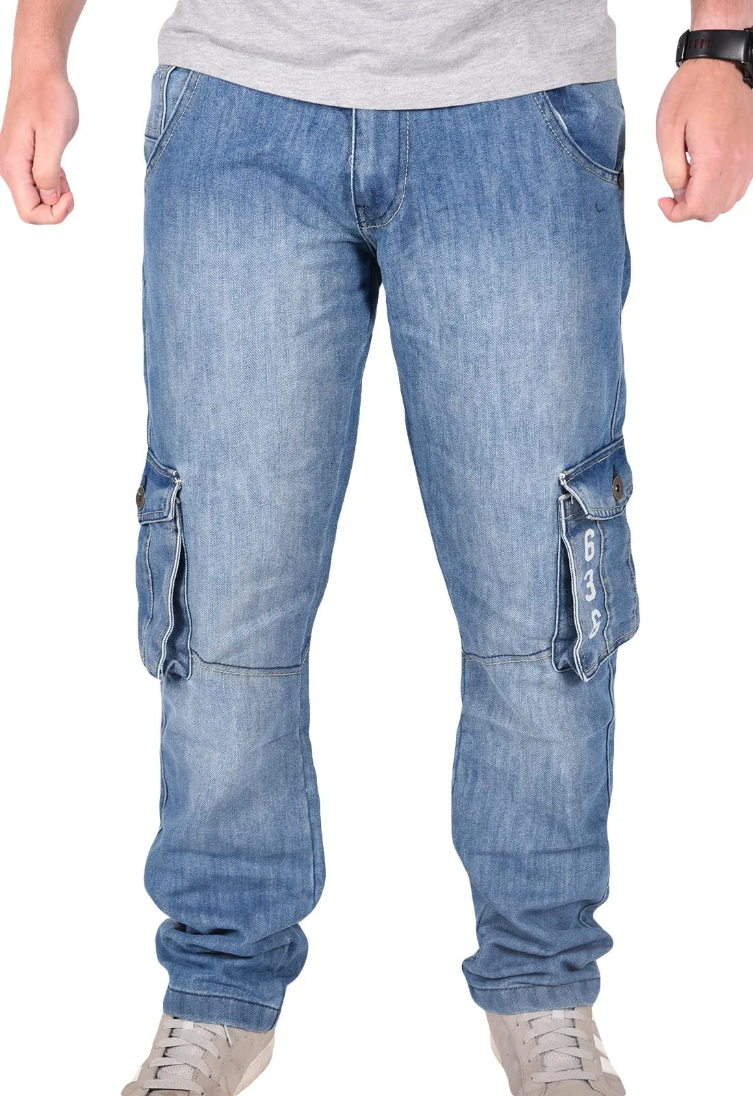True Face Men Cargo Jeans