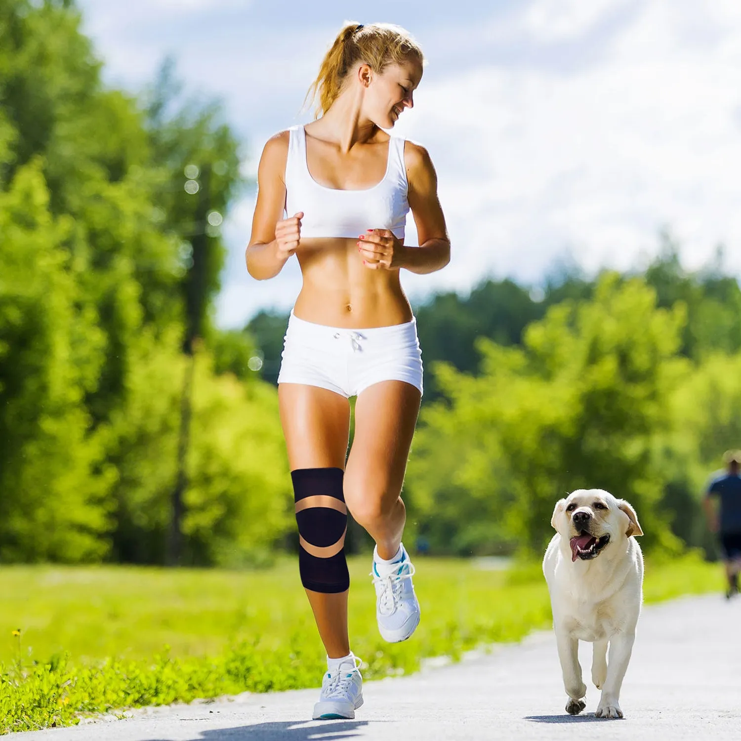 Unisex Copper Compression Knee Sleeve