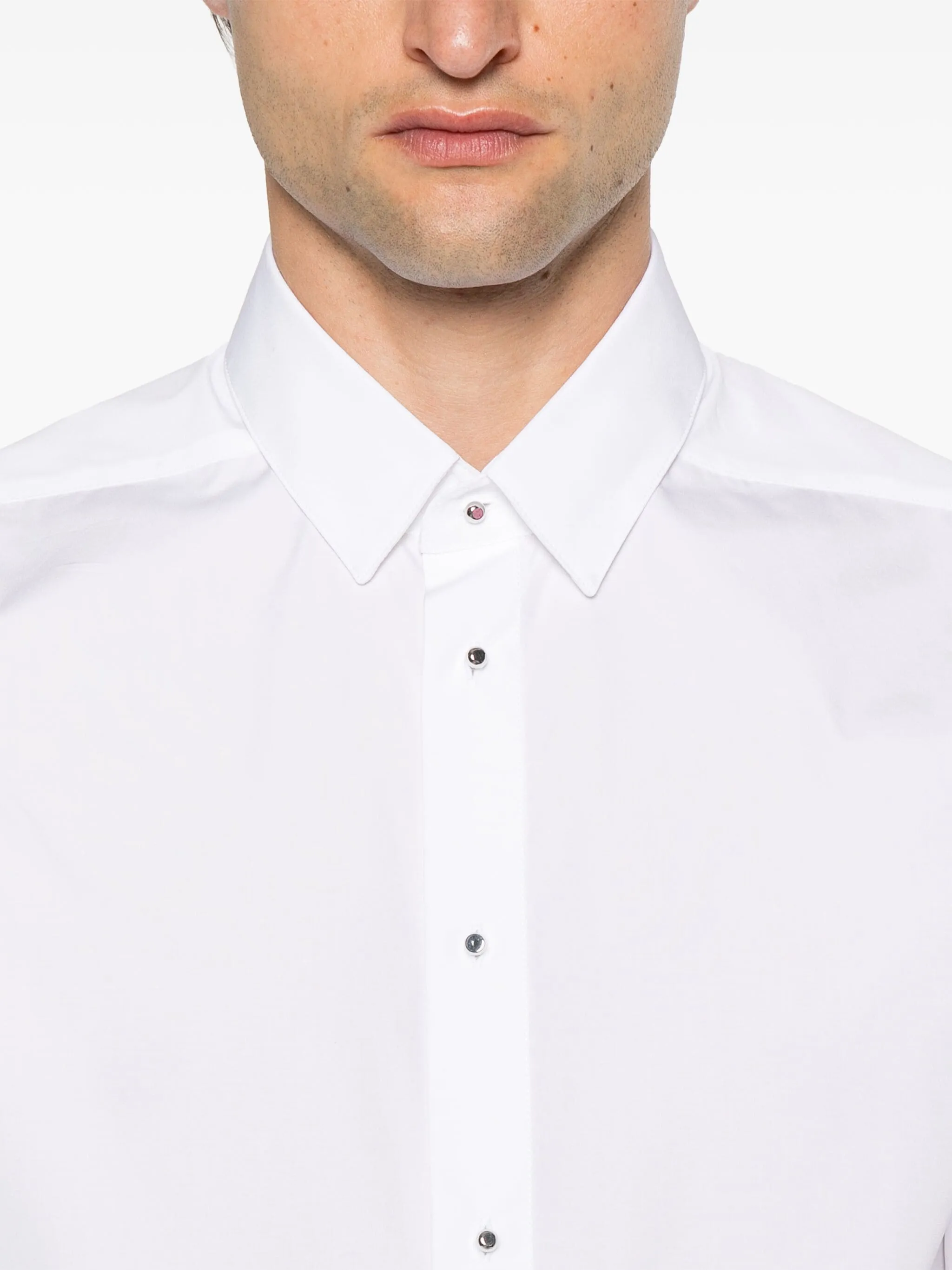 White Poplin Shirt