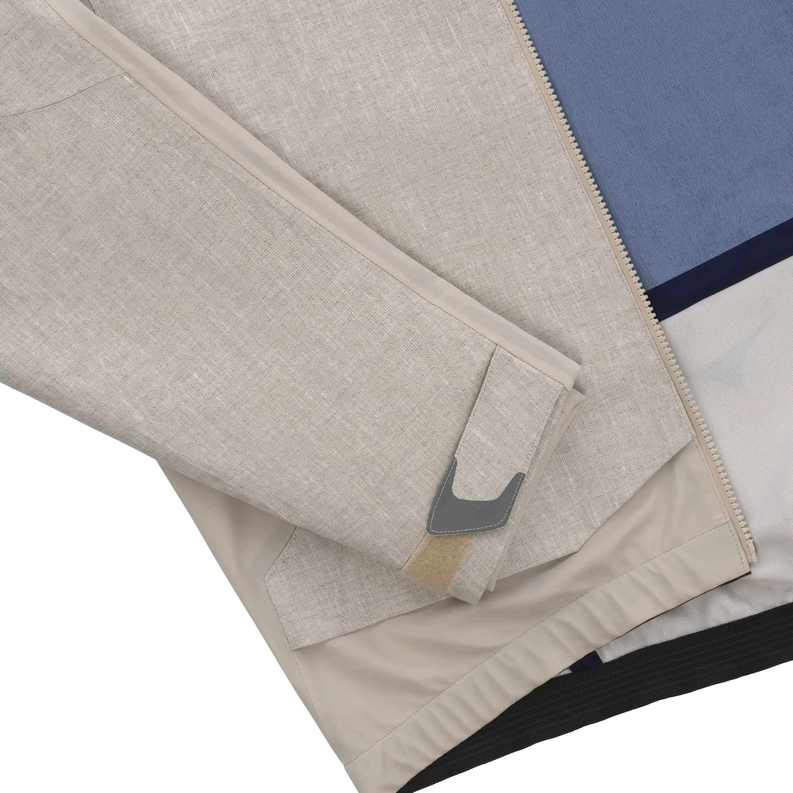 Wind Seeker Linen Laminated Shell Jacket - Beige