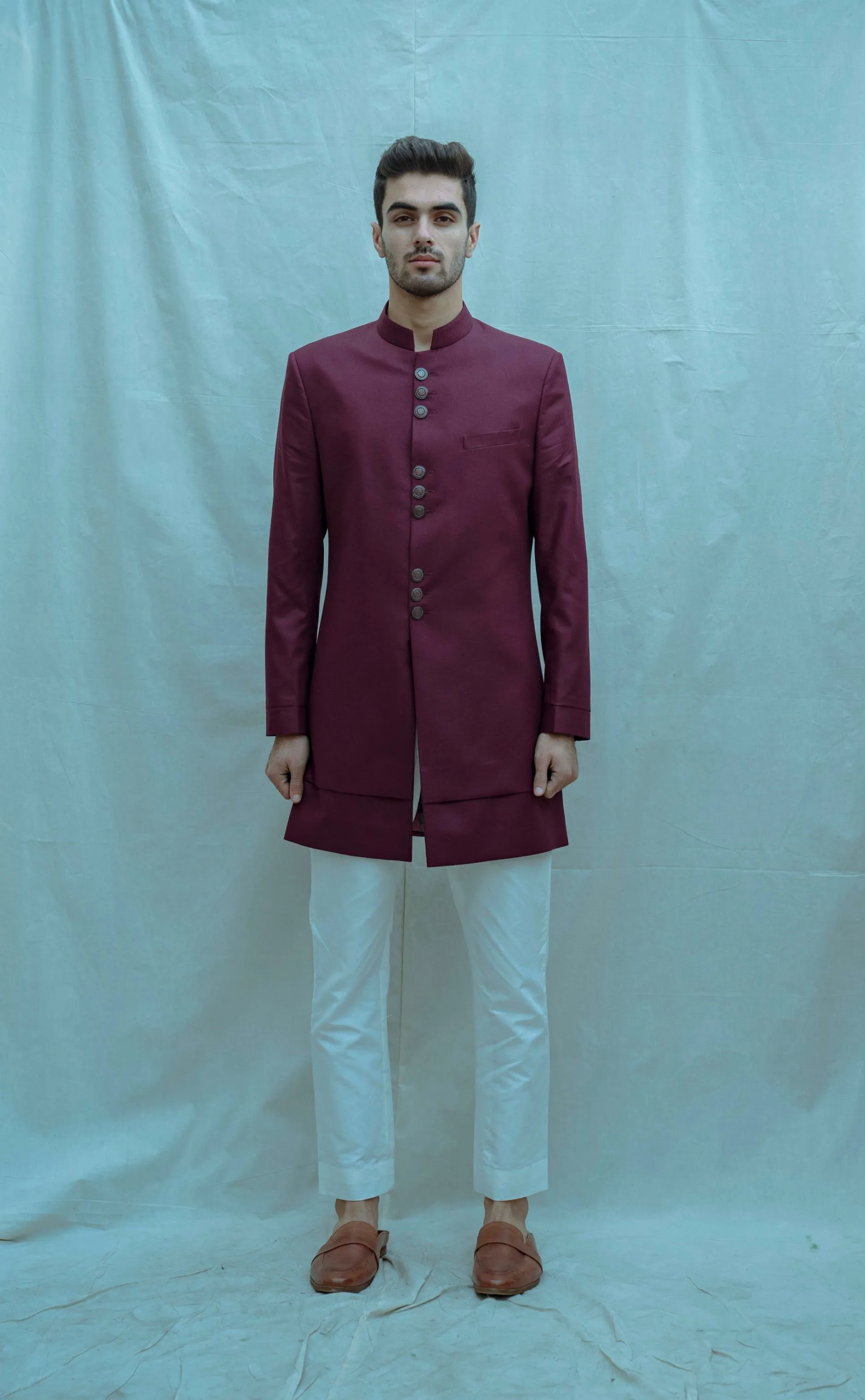 Wine Classic Bandgala Achkan Set