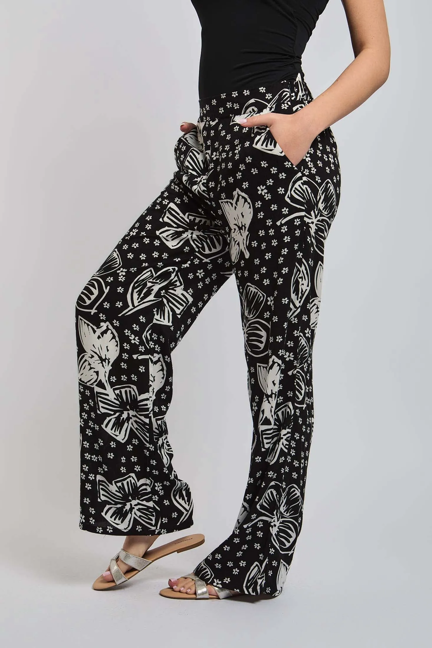 Women Pant Wide Leg Multicolor