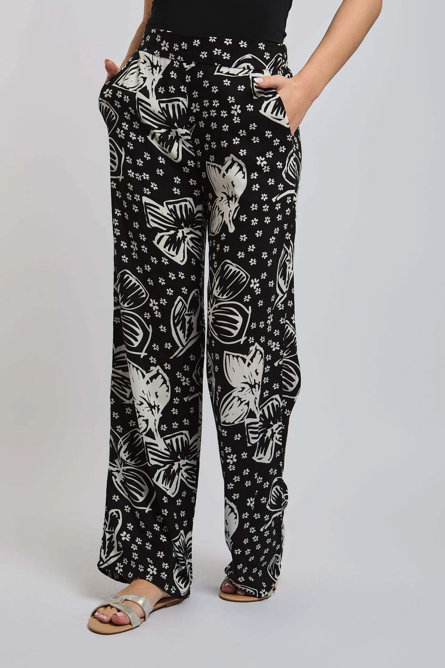 Women Pant Wide Leg Multicolor