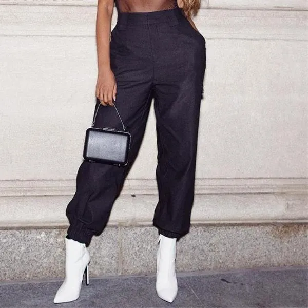 Women's Harem Pants High Waist