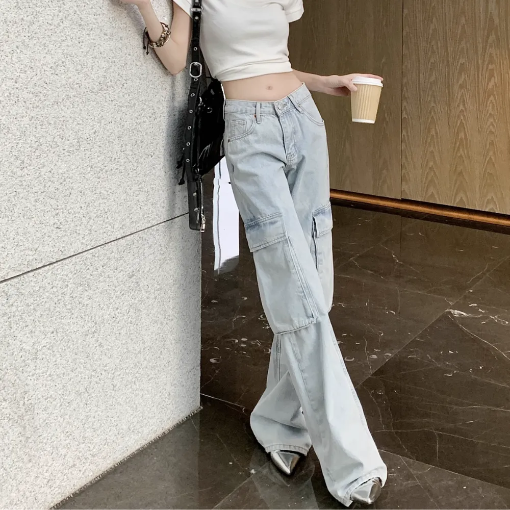 Women's Sexy Low Waist Cargo Pants