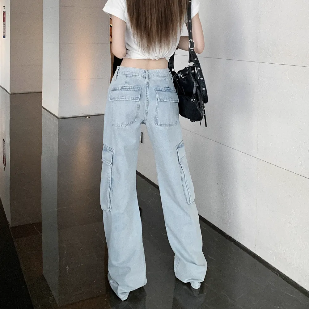 Women's Sexy Low Waist Cargo Pants