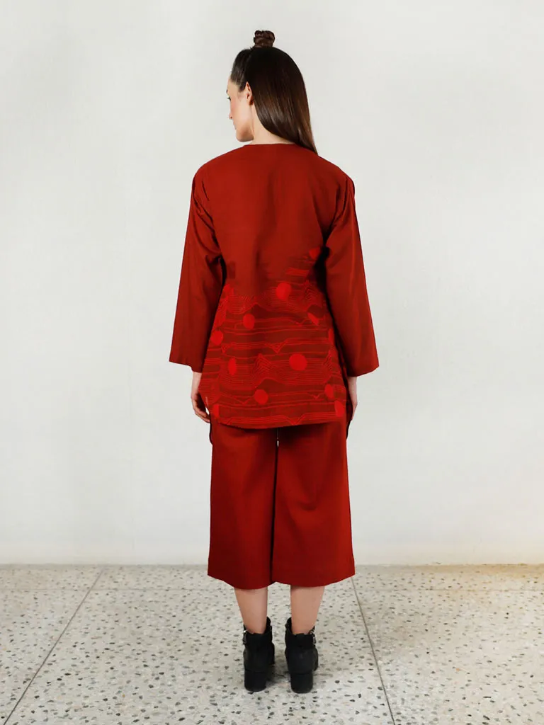 Zero Moon Cherry Red Co-Ord