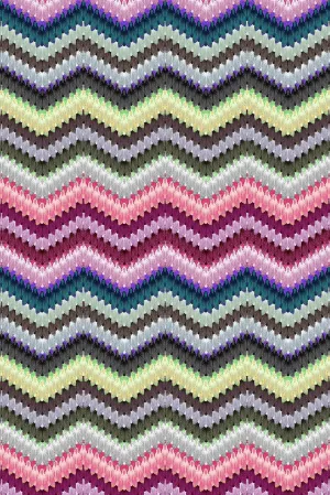zig zag moth original velvet fabric
